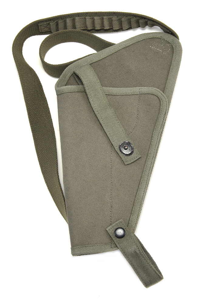 Canvas Shoulder Holster w Shell Loops Fits S&W 629 N Frame