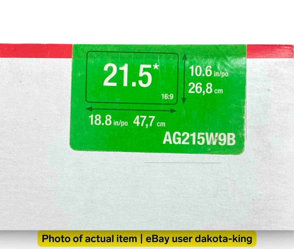 3M Anti-Glare Filter for 21.5" Widescreen Monitor (AG215W9B) NEW FACTORY SEALED - Image 3 of 4