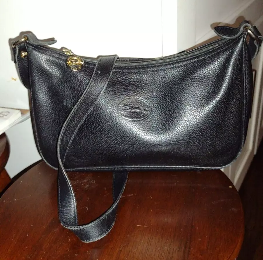 vintage longchamp leather bag