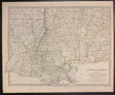 Tanner Smith: North America Parts of LA, AR, MS, AL, FL circa 1830s