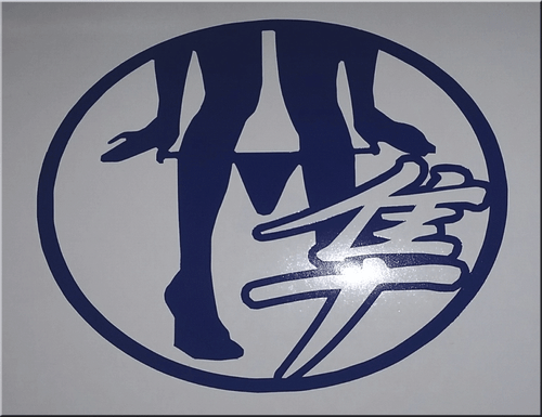 PANTY DROPPER HAYABUSA KANJI DECAL STICKER - Picture 6 of 9