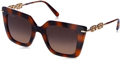 Salvatore Ferragamo Sunglasses Tortoise Havana Salvatore Ferragamo Sunglasses Woman Tokyo Havana SF886S-287  main image 3