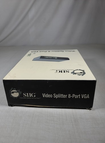 SIIG 8 Port VGA SVGA Video Splitter Amplifier Duplicator High Bandwidth 400MHz - Picture 5 of 6