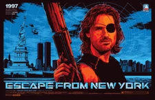 Escape From New York Alternative Movie Poster Kurt Russell MATTE 13x19