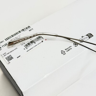 PRADA TAMPO TRIANGLE Silver Mirrored PRA71Z 71Z Fashion Unisex