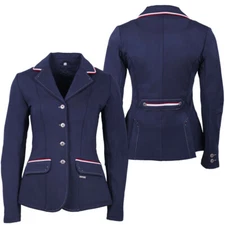 QHP Coco Competition or Show Jacket - Estate Dark Blue or Salsa Red