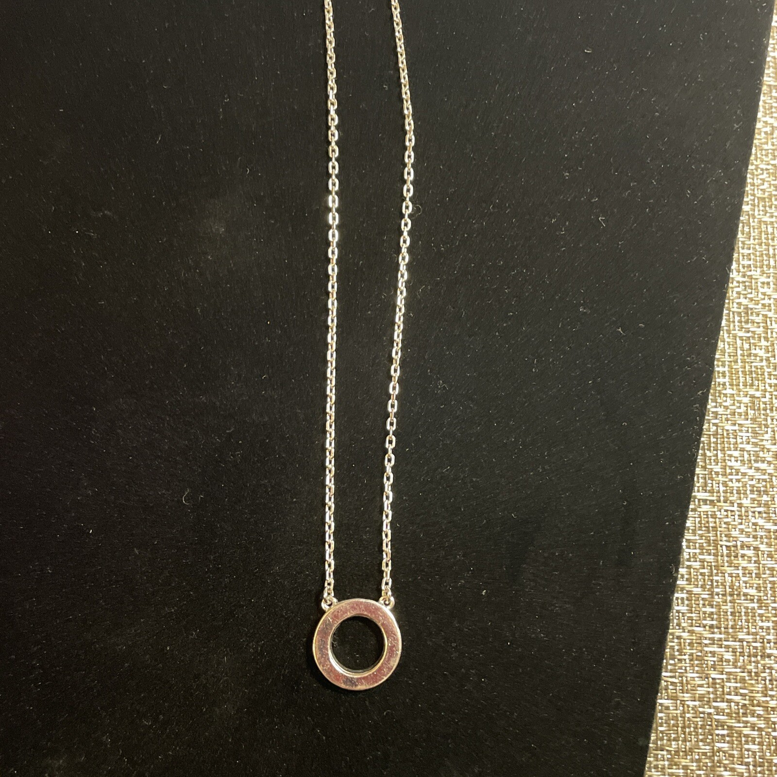 Givenchy Necklace  Circle Clear Crystal Rhineston… - image 8