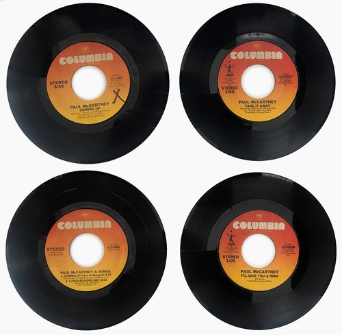 12 PAUL MCCARTNEY 45RPM SINGLES! Original 70’s & 80’s releases APPLE CAPITOL CBS - Picture 4 of 11