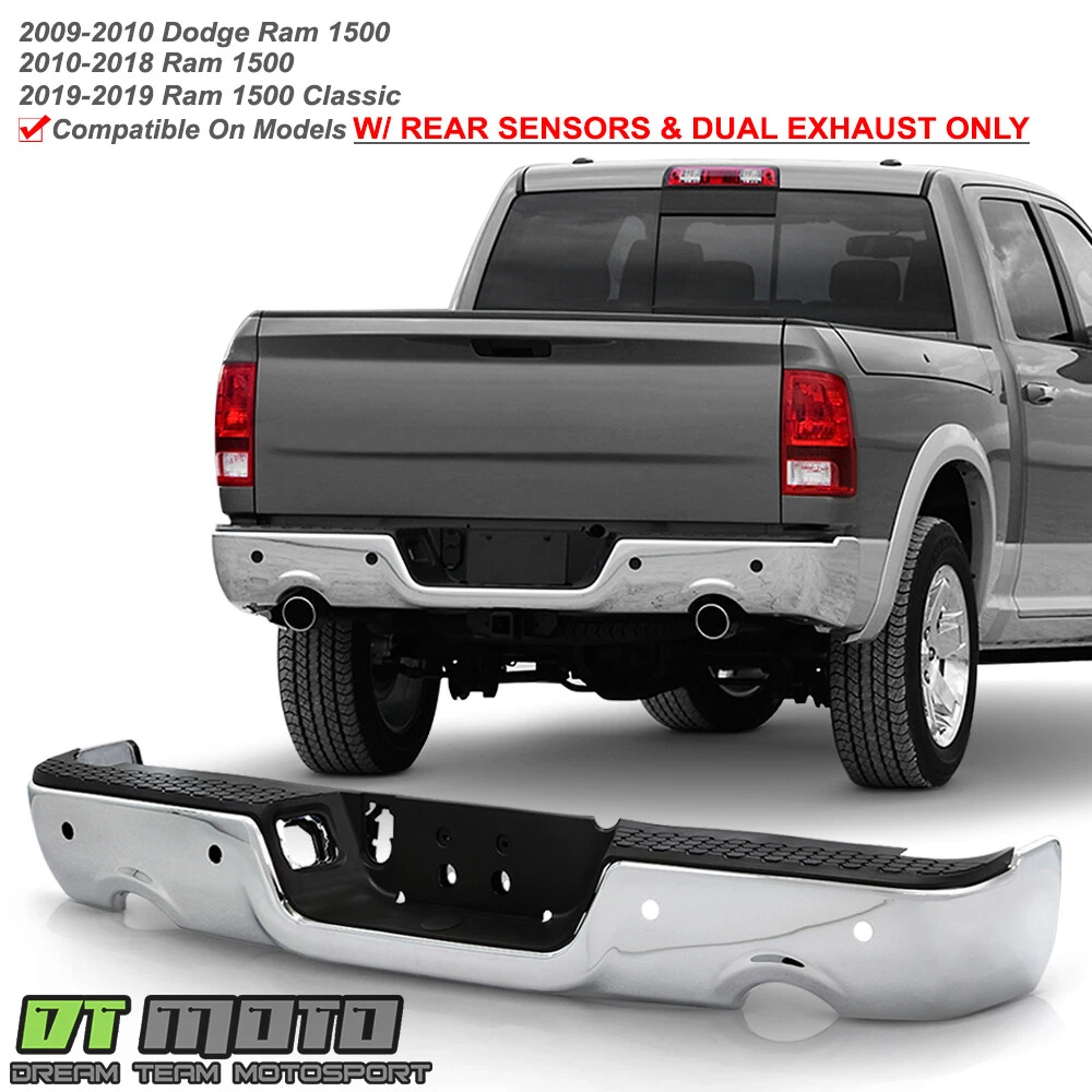 2012 dodge ram 1500 rear bumper dual exhaust deals
