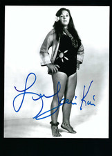 Leilani Kai signed 8x10 photograph Wrestling WWF Tag Team Champion pose 3
