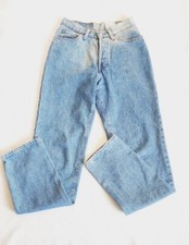 Vintage 90s 501 Levis Button Fly White Mom High Waisted Made In USA Jeans 7