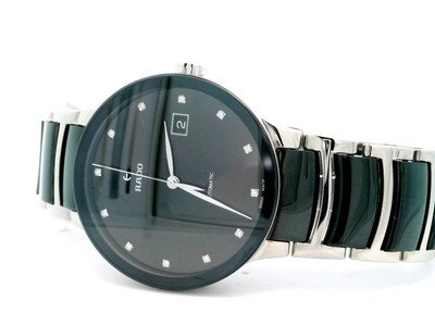Rado Centrix Automatic Dia. Markers &  Black Dial Watch 38mm