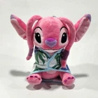 Disney Babies Stitch Girl friend Angel Plush with Blanket Plush Doll toy baby