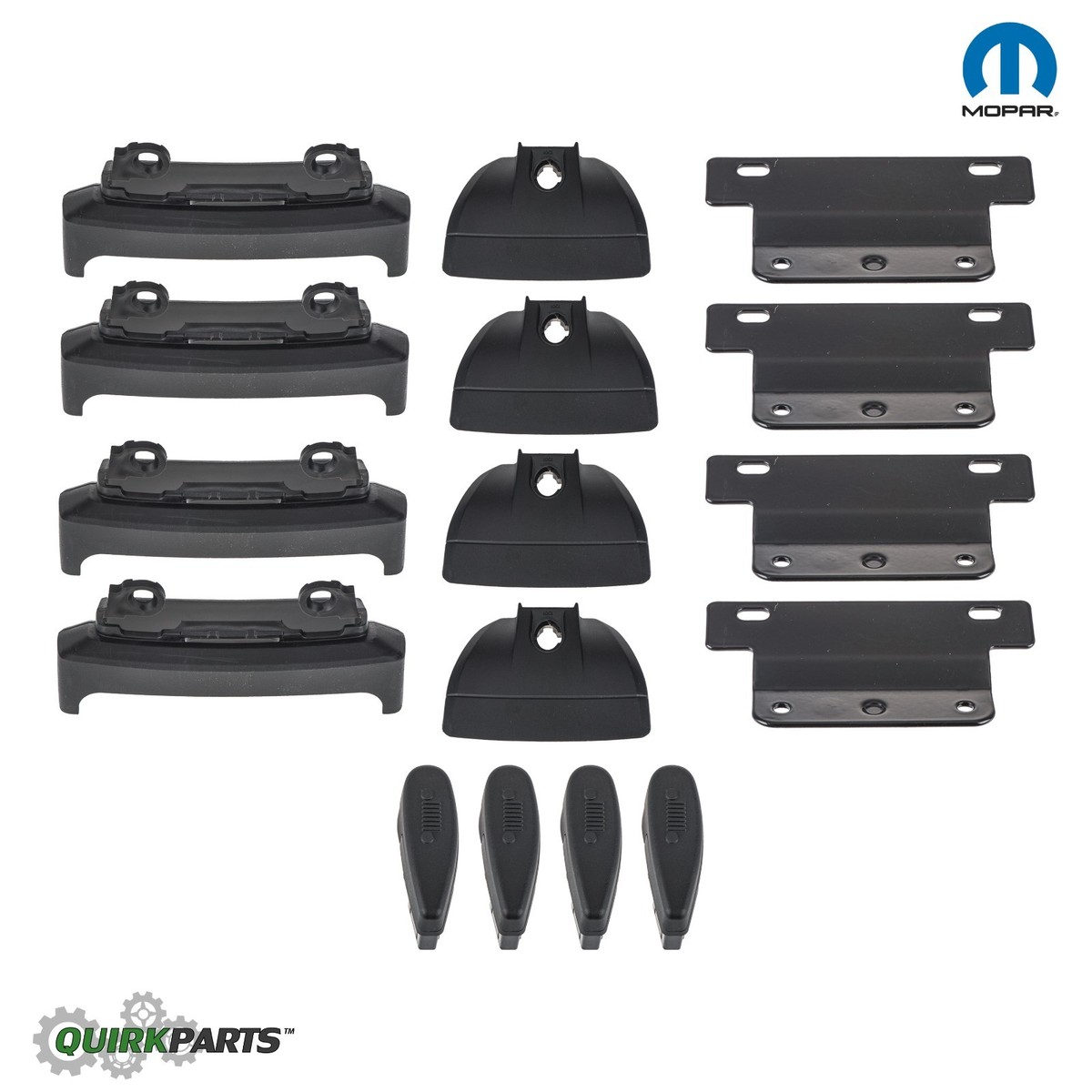 17-18 JEEP COMPASS NEW BODY STYLE LOCKABLE ROOF RACK CROSS RAILS