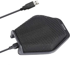 Movo MC1000 USB Desktop Conference Computer Microphone Windows/Mac Plug  Play