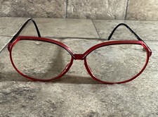 Vintage Rodenstock Young Look 243 Red/Black Eyeglasses Frames 57-13-120mm DR3