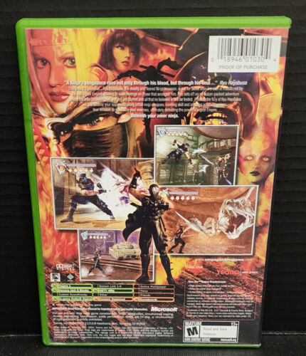 Ninja Gaiden (Microsoft Xbox) w/case, instructions, & registration card - Picture 3 of 10