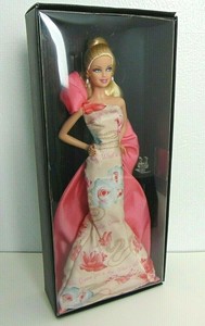 barbie collector pink label rose splendor
