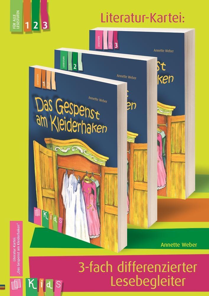 Thumbnail - Kids - Literatur-kartei: ""das Gespenst Am Kleiderhaken"" 3-fach