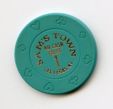 1.00 Chip from the Sams Town Casino Las Vegas Nevada NCV