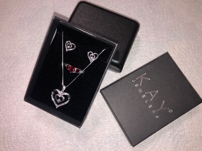 Ruby Kay Jewelers Diamond Earring And Necklace Set Kay Jewelers