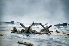 6th June 1944 Photographer Robert Capa landed WW2 Photo Glossy 4*6 in V003