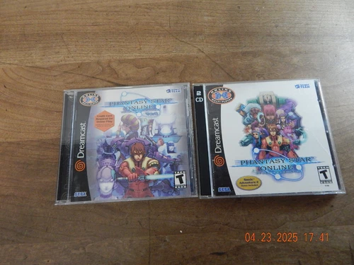 Phantasy Star Online VERSION 1 AND VERSION 2 (Sega Dreamcast, 2001)