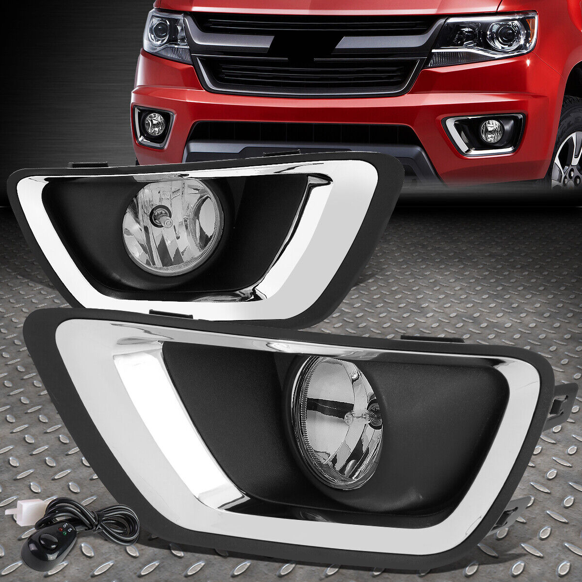 FOR 15-19 Popular shop is the lowest price challenge CHEVY COLORADO CLEAR Clearance SALE Limited time LENS LIGHT LAM FOG BUMPER DRIVING