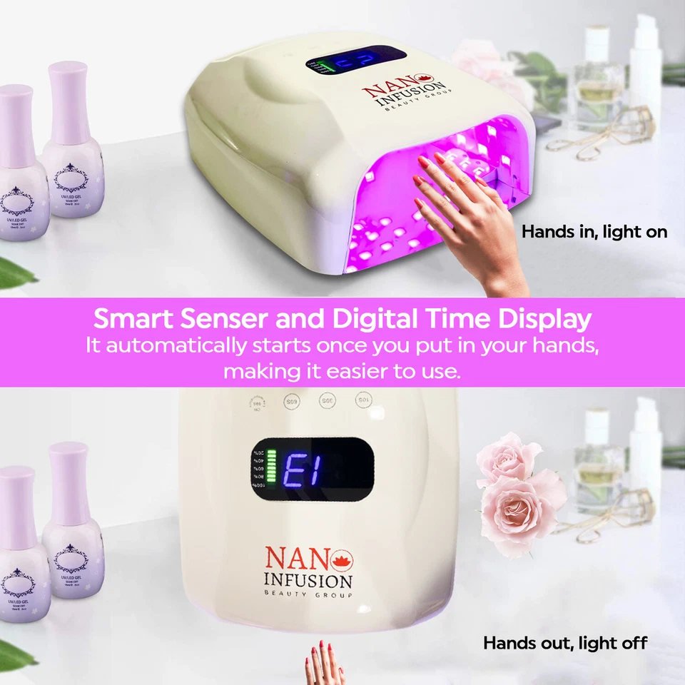 96 W Wireless Plasma LED NON UV Nail Lamp Nail Dryer - Image 3 of 4