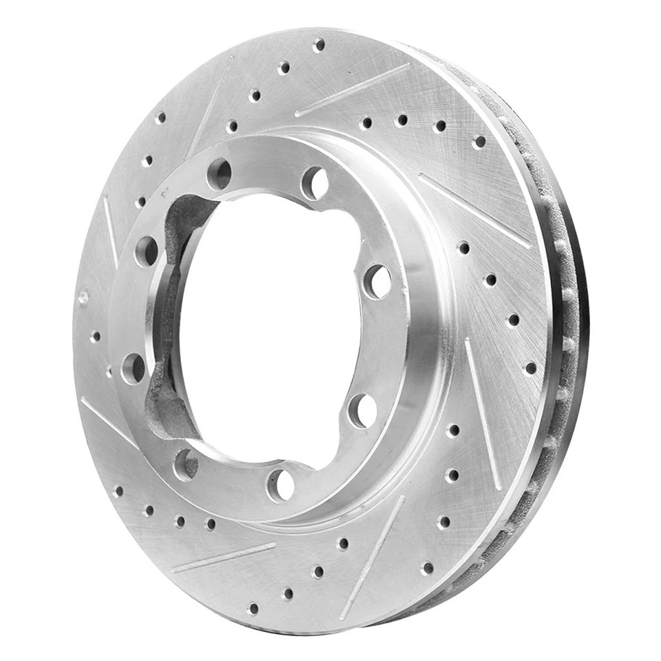 318mm 8-Lugs Front Drilled Brake Rotors for Dodge Ram 2500 3500 Chevy GMC K3500 - Image 4 of 4