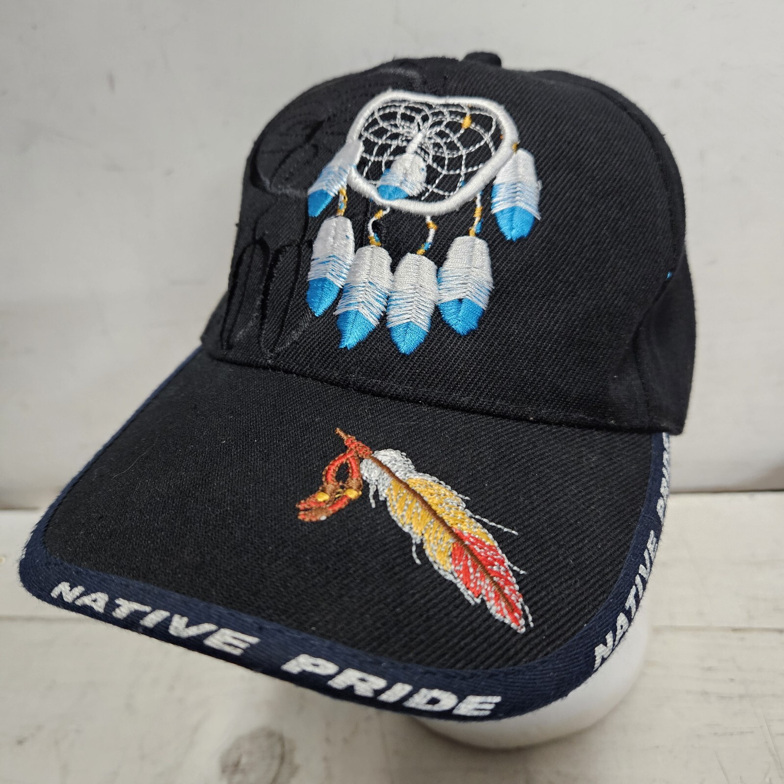 2 Native Pride Embroidered Strapback Hats Indigen… - image 2