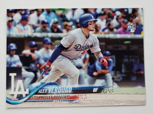 2018 Topps Series 1 Alex Verdugo Los Angeles Dodgers #281 RC