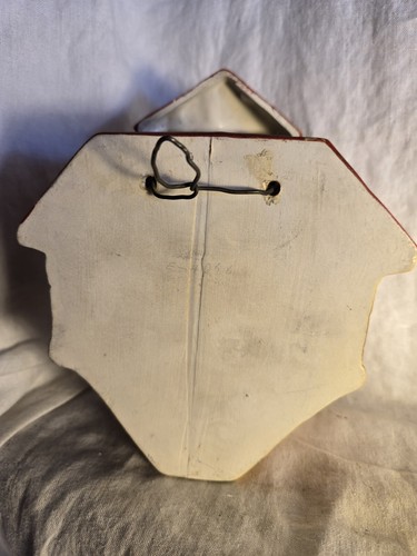 Vintage Ceramic Cuckoo Clock Hanging Wall Planter - Picture 3 of 7