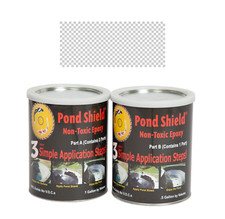 Pancerz stawu CLEAR-GA Pond Shield Epoksydowa wkładka w płynie - 1,5 gal, przezroczysta - wodoodporna