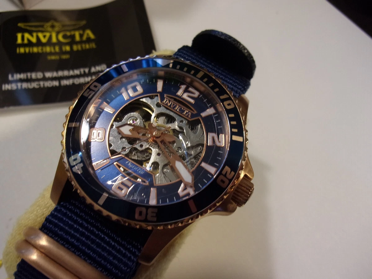 Invicta watch see through cheap