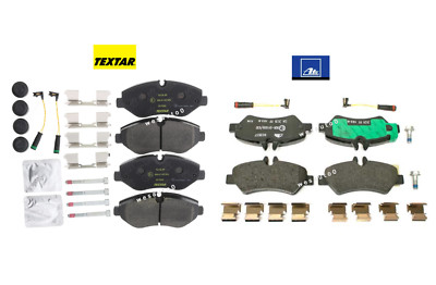 Front Brake Pad & Rear Brake Pad Set + Sensors OEM for Mercedes Sprinter 2500