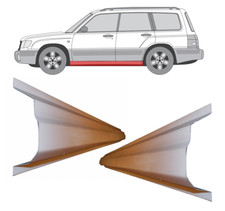 Für Subaru Forester 1997-2008 2x Schweller Reparaturblech / Links=Rechts Paar