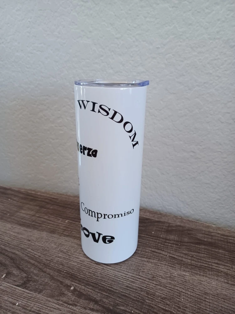 Tumbler with unique Design.