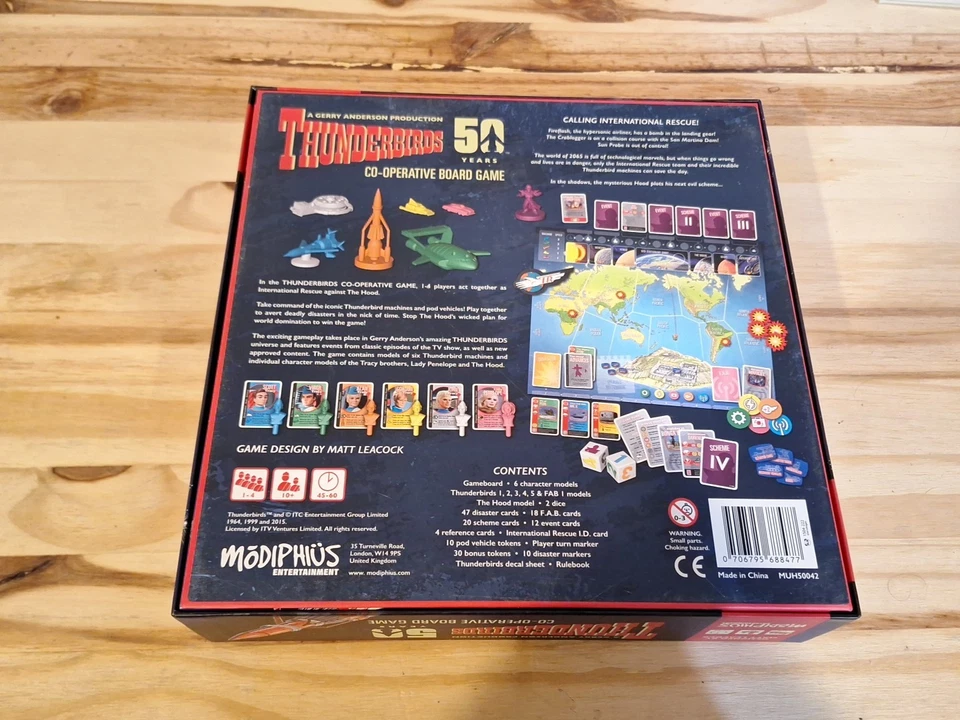 Modiphius Thunderbirds 50 Years Co-operative Game - Image 4 of 4