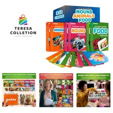 312 Vocabulary Flash Cards Set for Kids  Adults   Speech Therapy  ESL