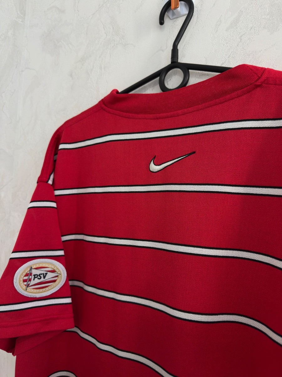 Vintage PSV Eindhoven 1996-97 Nike Striped Training Football Shirt