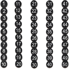 1-50 Magnetic Numbers Magnets with Number for Dry Erase Boards round Number Re