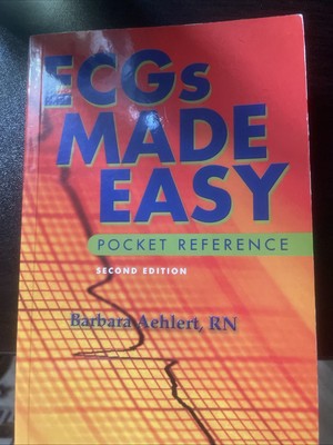 ECG's Made Easy by Barbara J. Aehlert (2001, Trade Paperback)