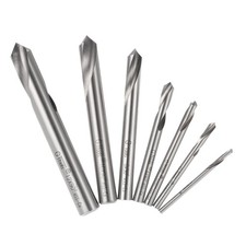 7pcs 3-12mm HSS High Speed Steel Cobalt Spotting Drill Bits Set Chamfering A1I 