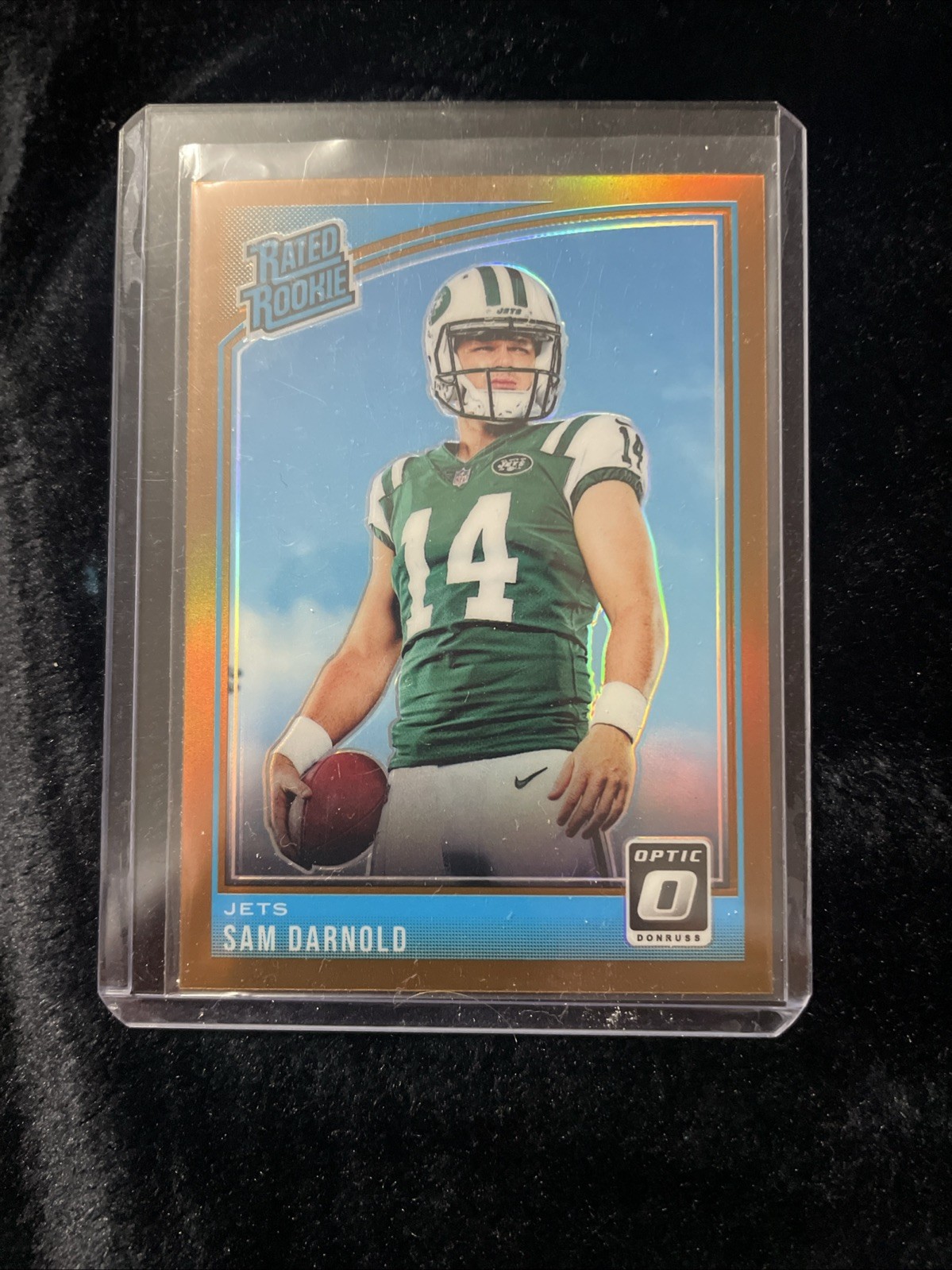 2018 Donruss Optic - Rated Rookie Sam Darnold #151 Bronze Prizm (RC)