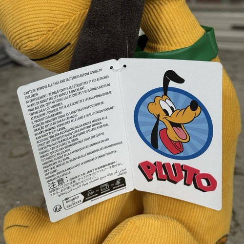 Disney Parks 2025 Pluto 95th Anniversary Corduroy 14” Plush New With Tags! - Picture 8 of 8