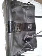 coach Chelsea leather stripe tote 18962