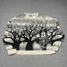 Disneyland Resort Mickey Mouse Halloween Tie-Dye Crewneck Sweatshirt Extra Small