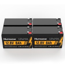 1/2/3/4 Pack 12V 8Ah LiFePO4 Lithium Battery BMS 15000 Cycle E-Wheelchair Solar