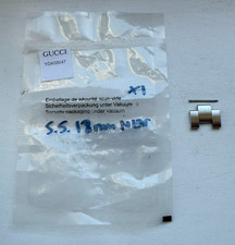 1x Genuine Original Gucci Watch Stainless Steel Bracelet Link 18mm - YDA58047